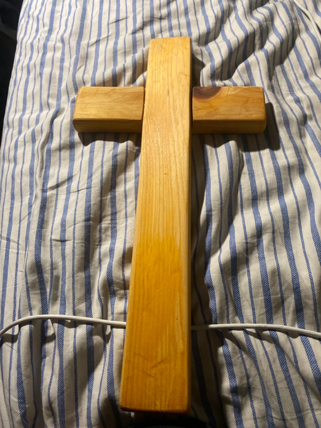 hand made wooden cross decor