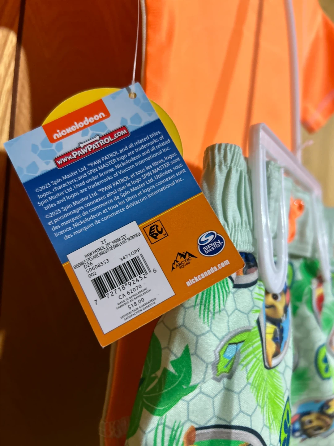 NWT - Paw Patrol Swimsuit Set 2T - photo 5
