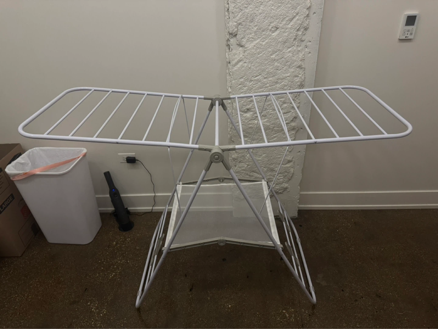 [Moving Sale] Foldable Gullwing Drying Rack (White)