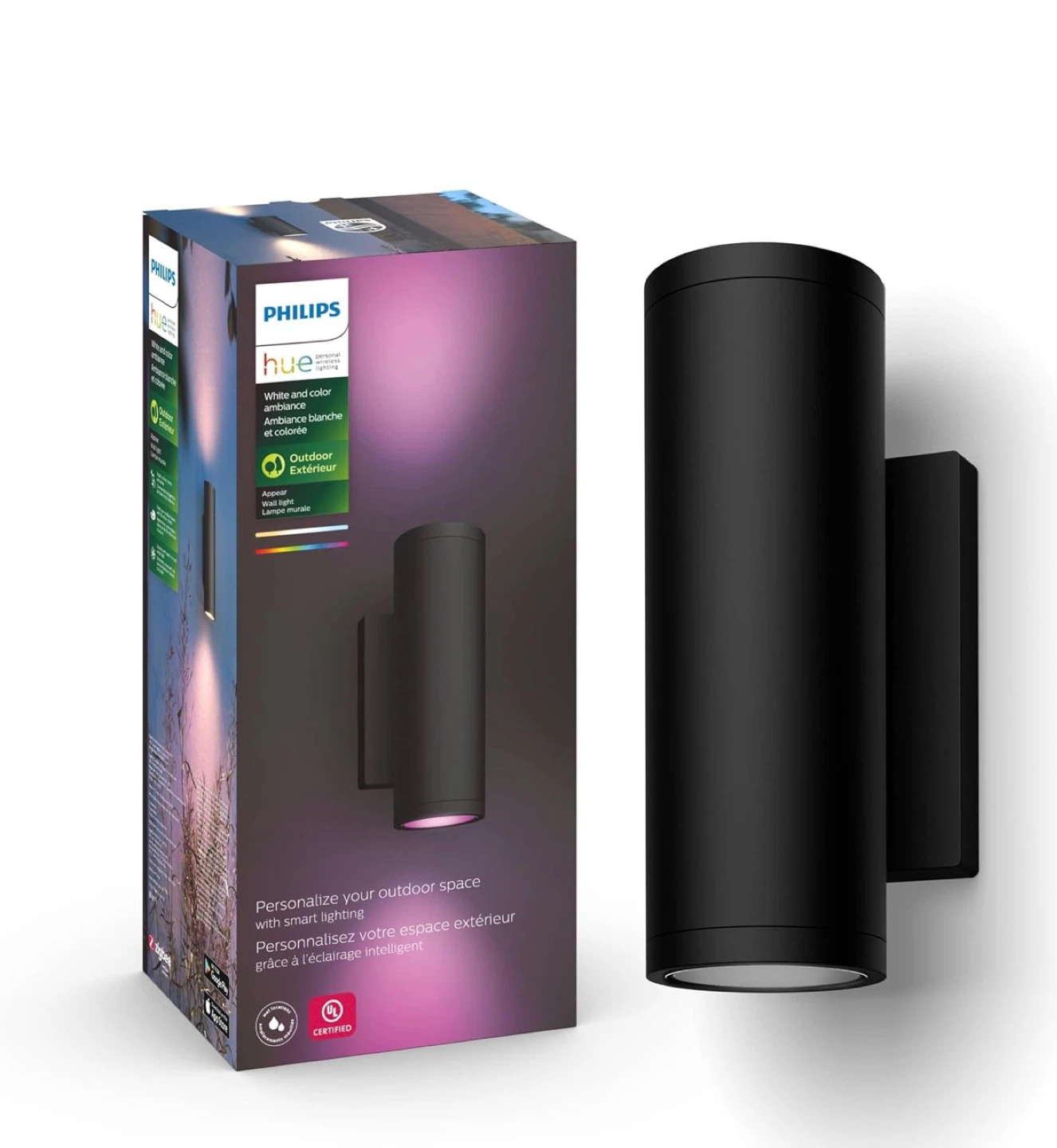 Philips Hue Outdoor Wall Light - Black - photo 2