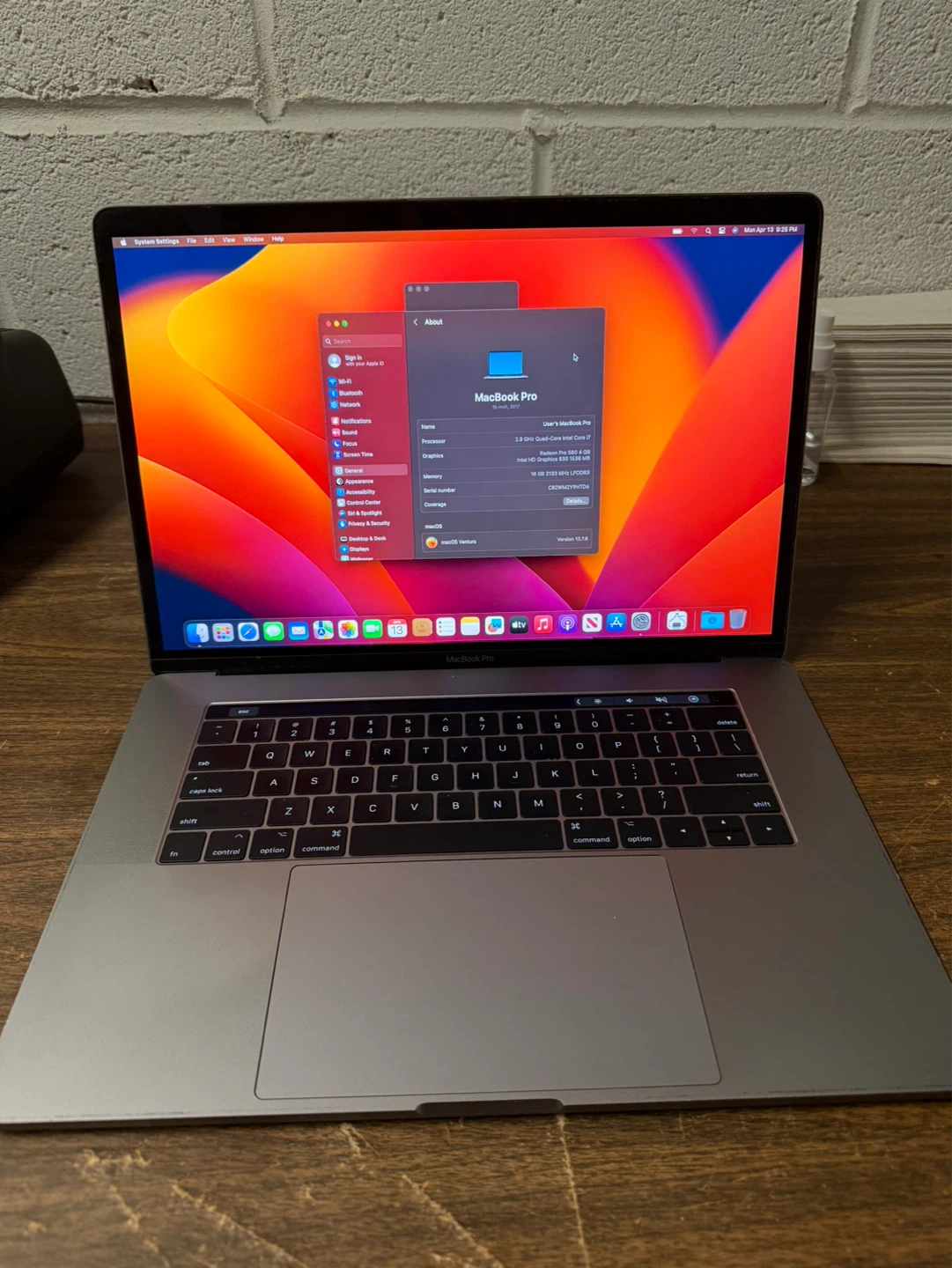 MacBook Pro 15in