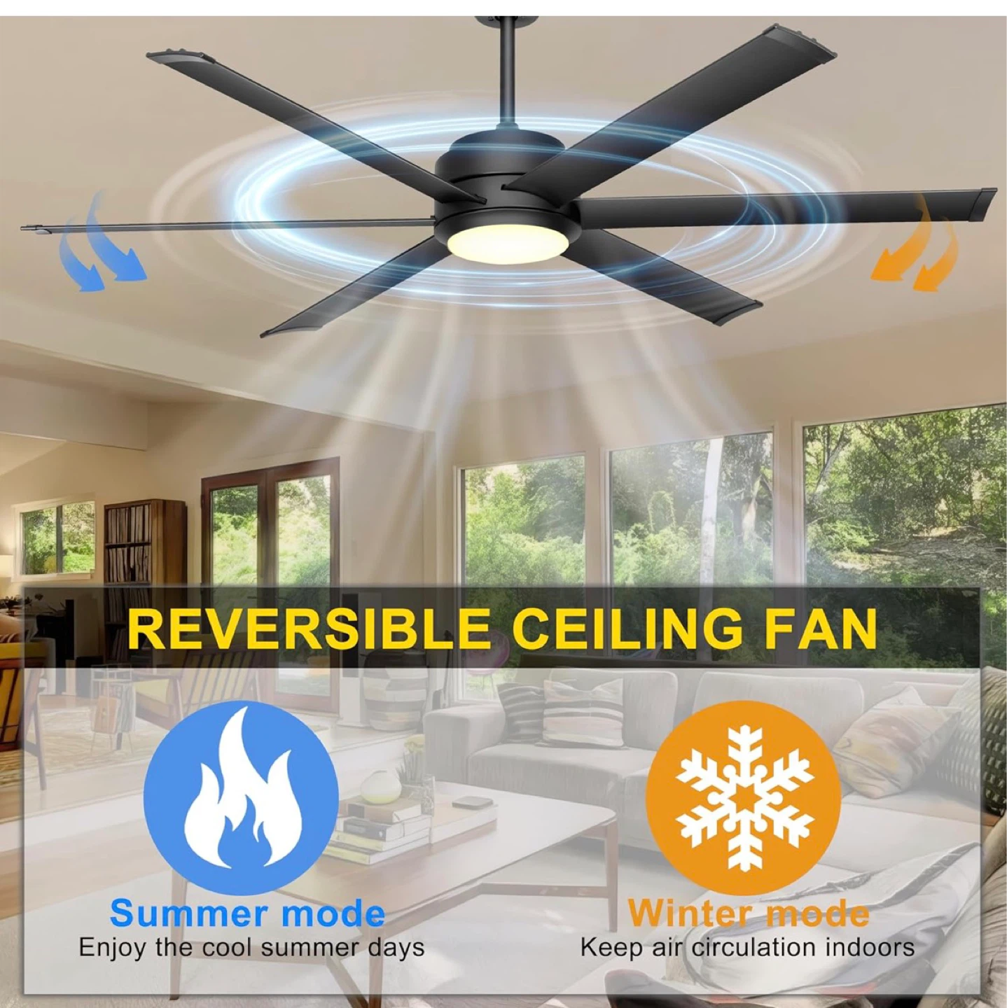 OHNIYOU GLX067-Ceiling Fan with Light - photo 3