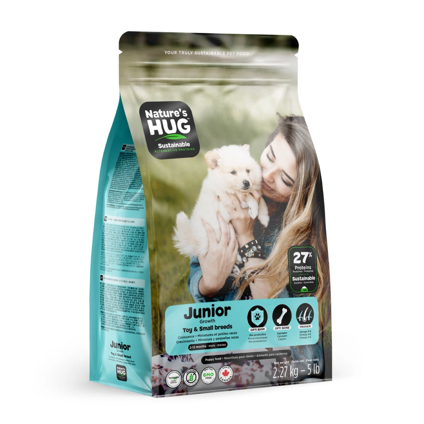 Nature's Hug Junior Toy & Small Breed Puppy Food 2.27kg - photo 5