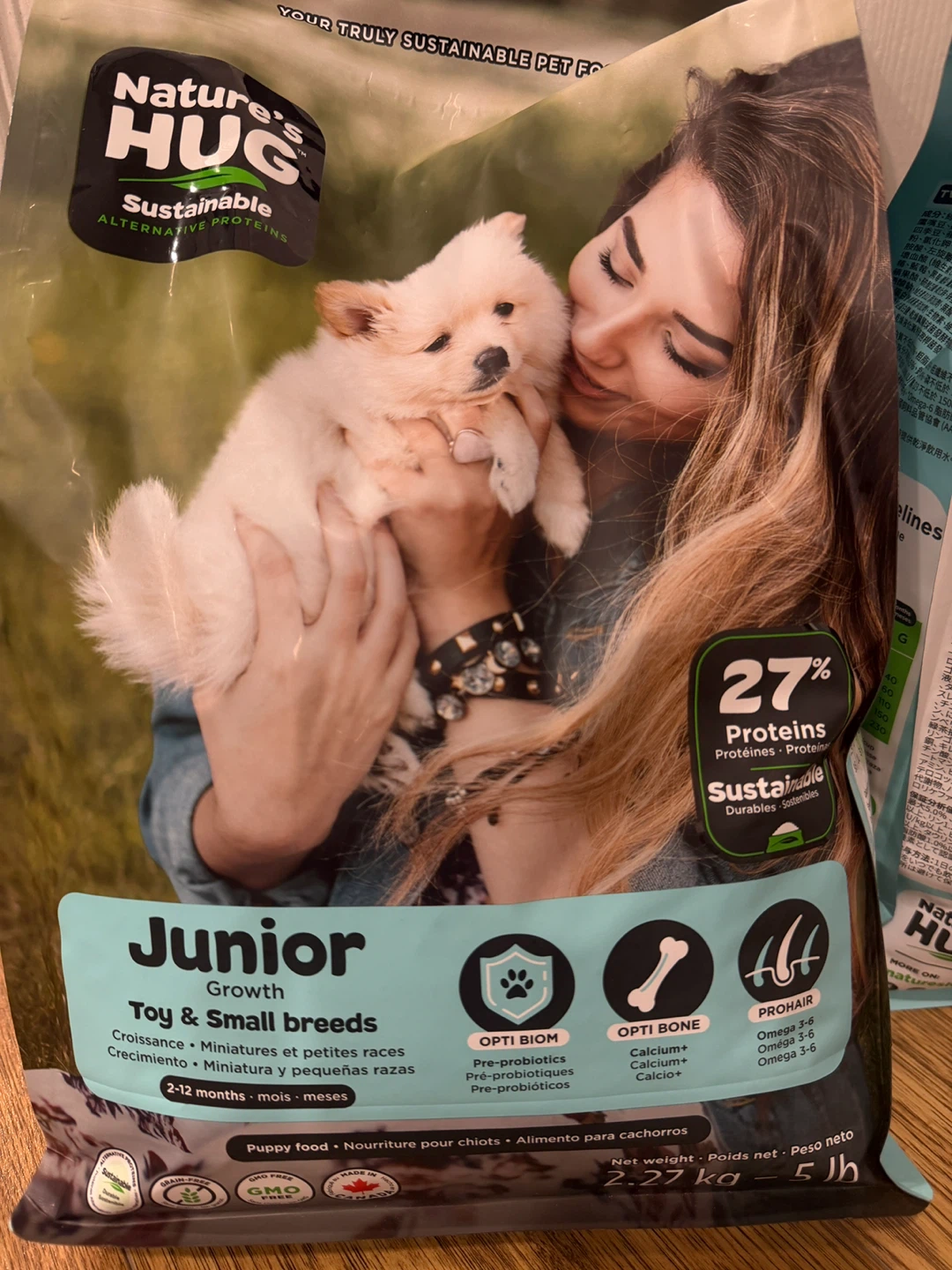 Nature's Hug Junior Toy & Small Breed Puppy Food 2.27kg