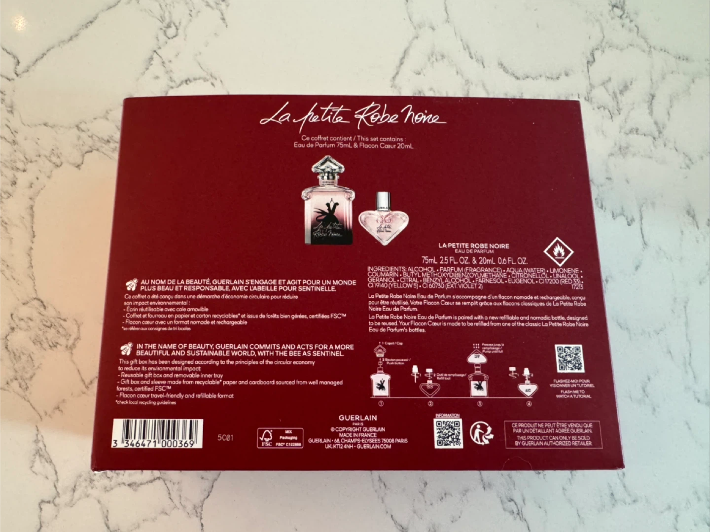 Guerlain La Petite Robe Noire Eau de Parfum perfume gift box set - photo 3