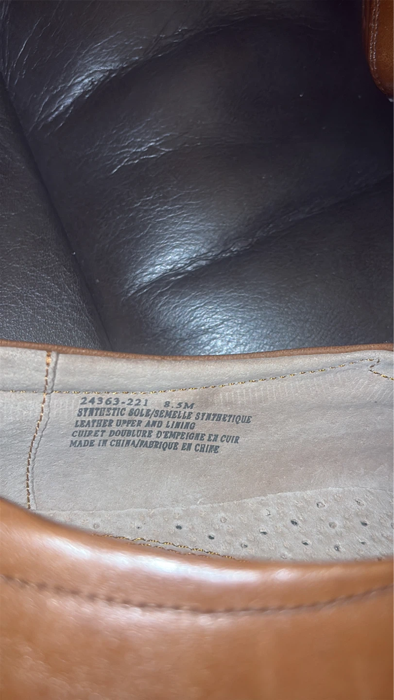 Stacy Adams Brown Leather Slip-On Loafers - Size 8.5M - photo 4