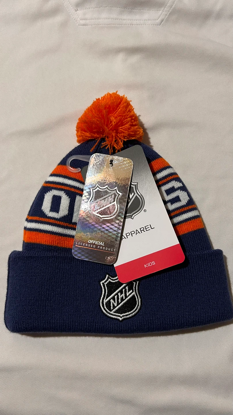Edmonton Oilers NHL Beanie with Pom