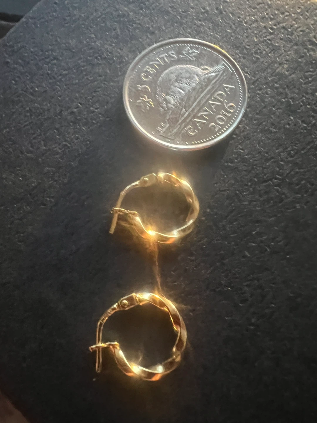 10 k Twisted Hoop Earrings for kids - photo 3