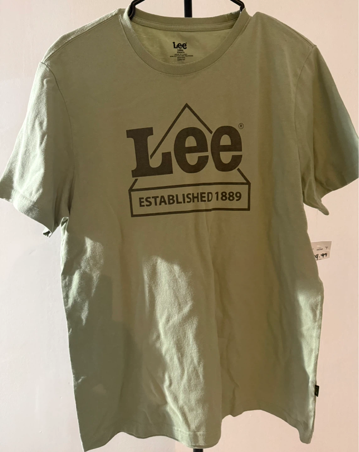 Lee T-Shirt - Large - Light Green