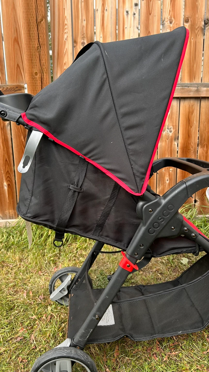 Black/ Red Cosco Lightweight Stroller