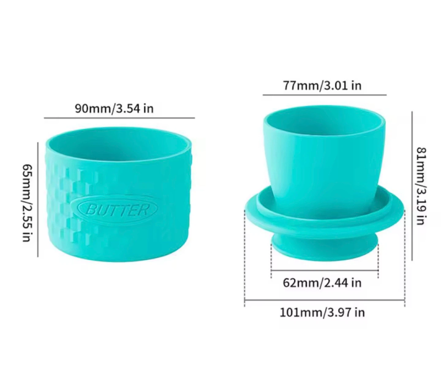 NEW Silicone Butter Bell Crock with Water Seal - photo 5