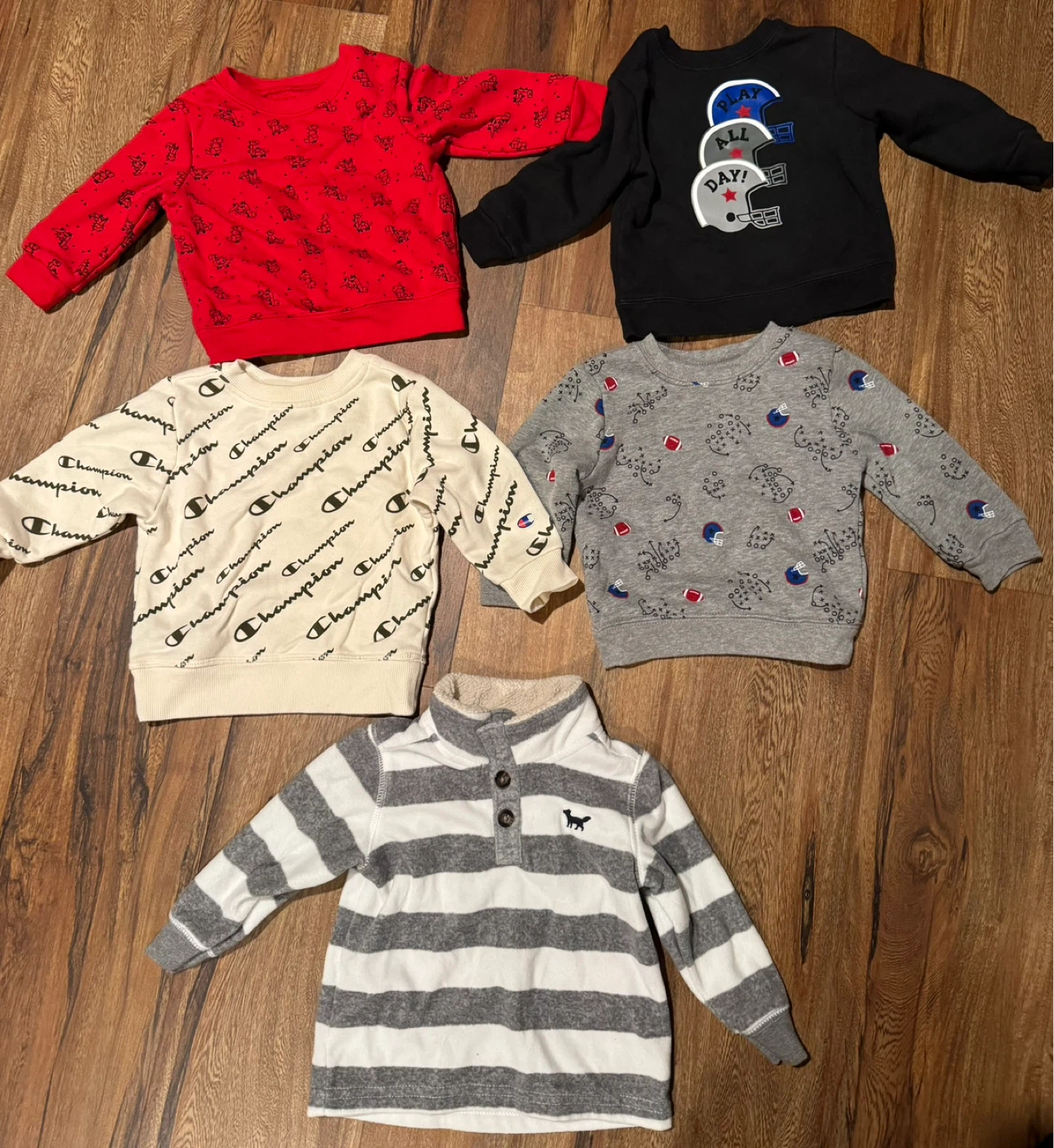 Toddler Boys' Sweatshirts Bundle (12M)