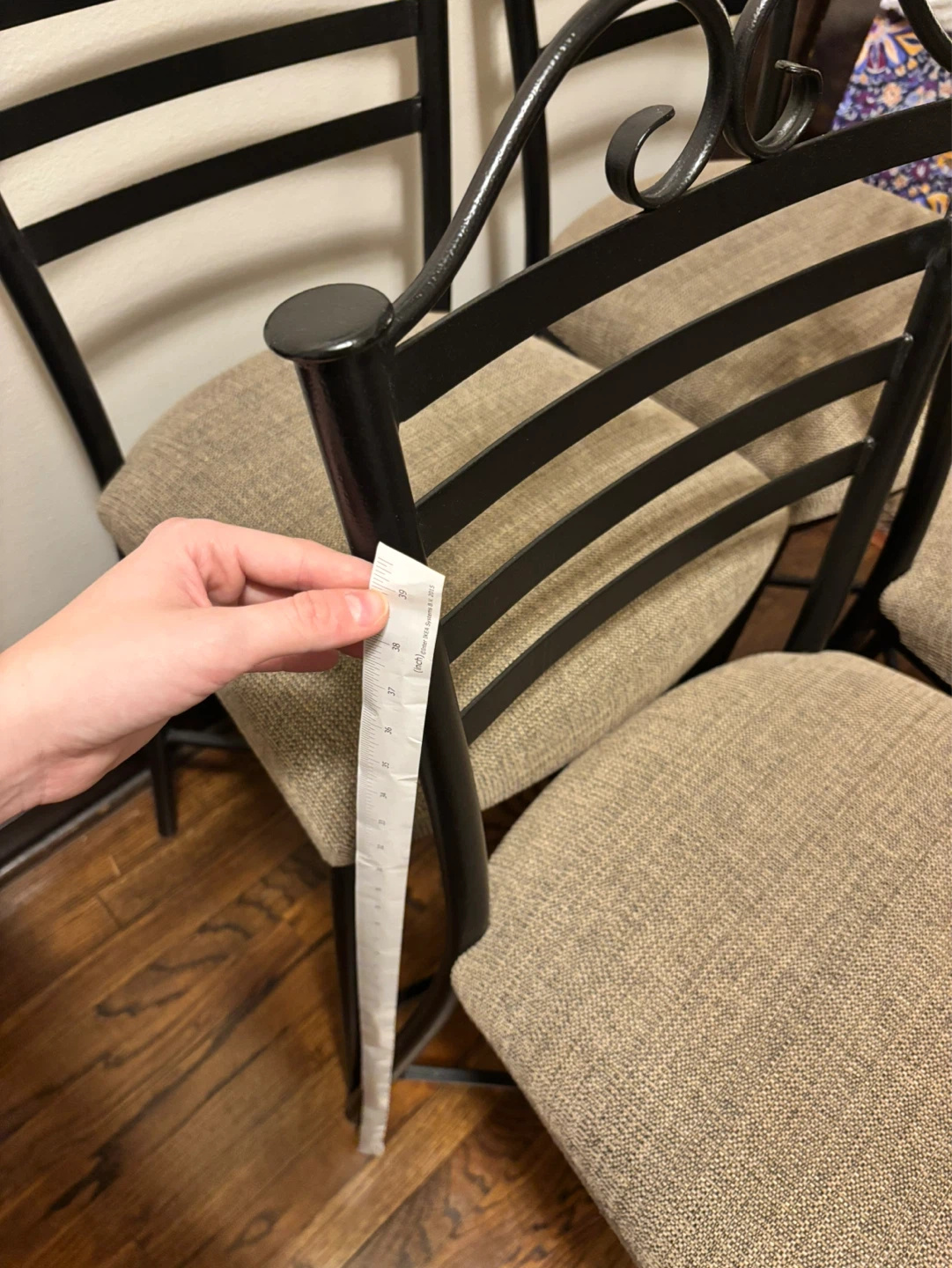 Set of 4 Metal Bar Chairs - photo 2