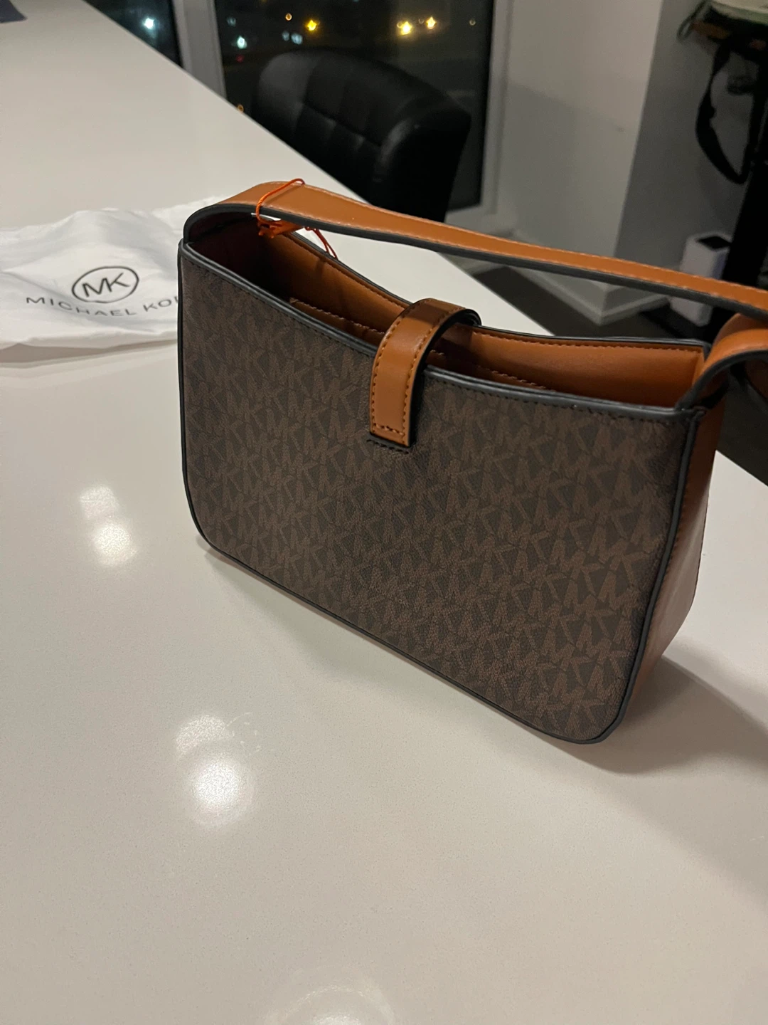 Michael Kors Brown Signature Logo Shoulder Bag - photo 4