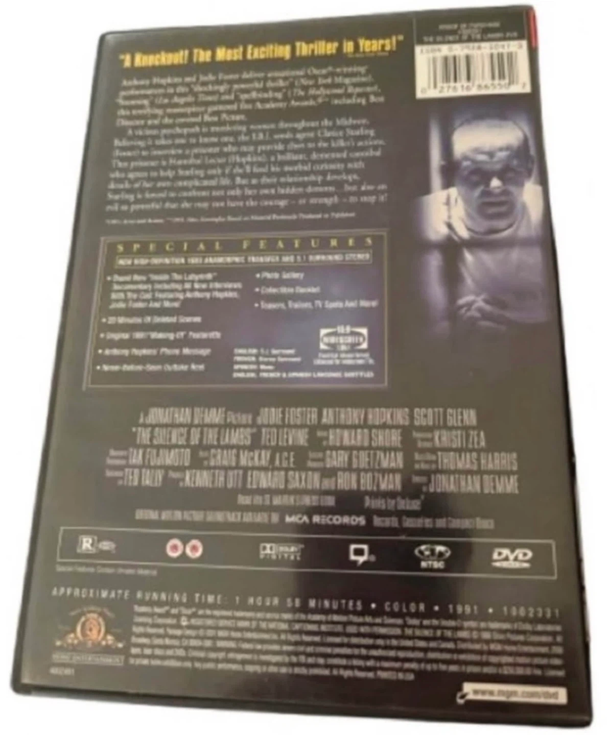 🖤 Hannibal Lecter Trilogy — DVD Bundle (3 Films) - photo 3