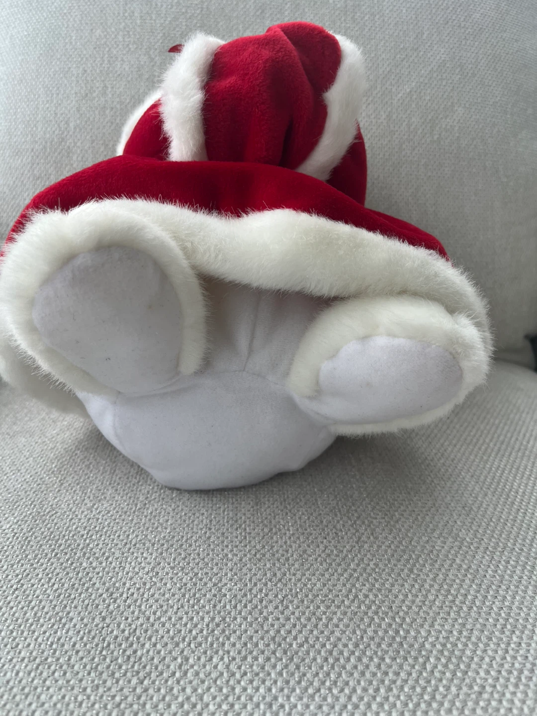 Brand New - White Teddy Bear in Red Santa Coat - photo 4