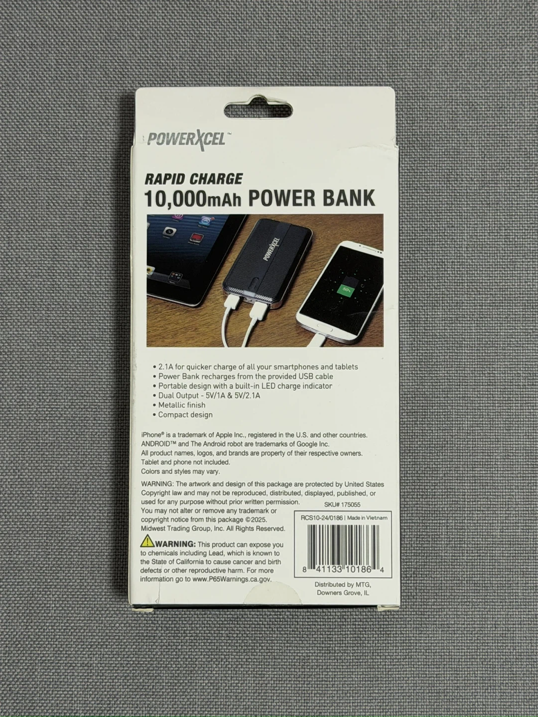 POWEREXCEL Rapid Charge 10,000mAh Power Bank - photo 2