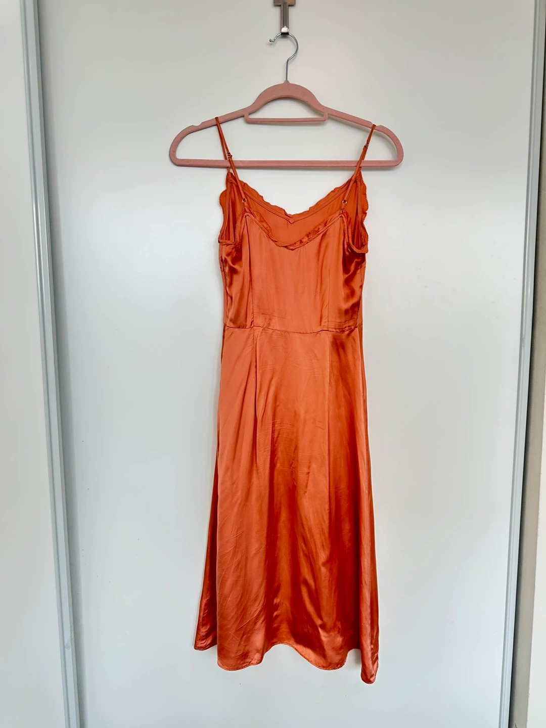 Wilfred Orange Slip Dress