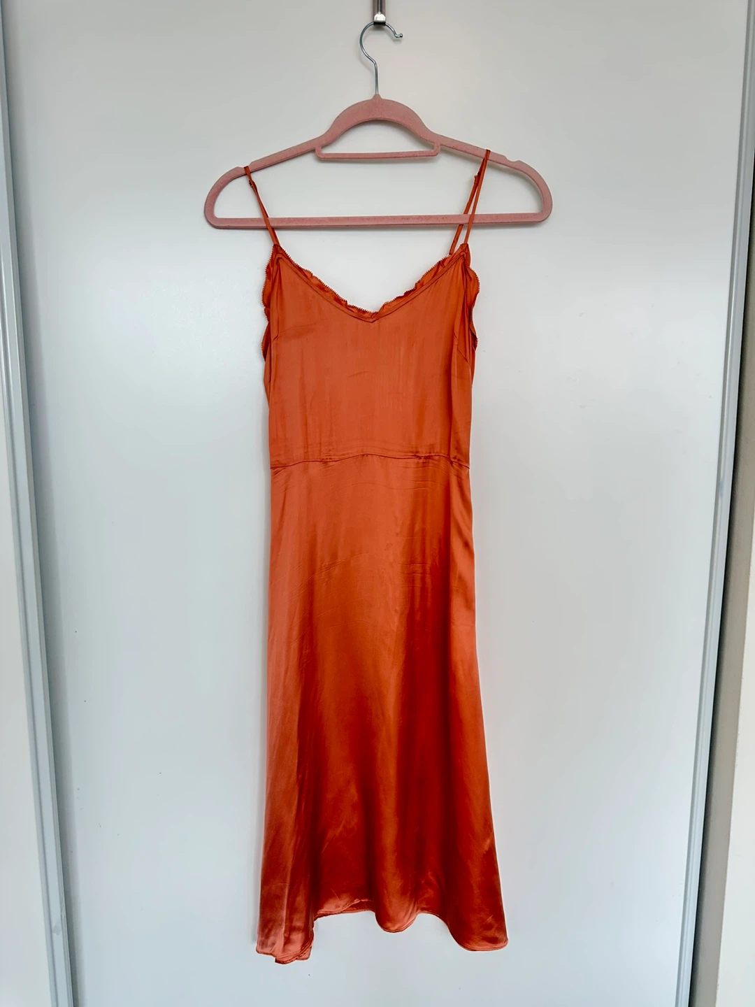 Wilfred Orange Slip Dress - photo 3