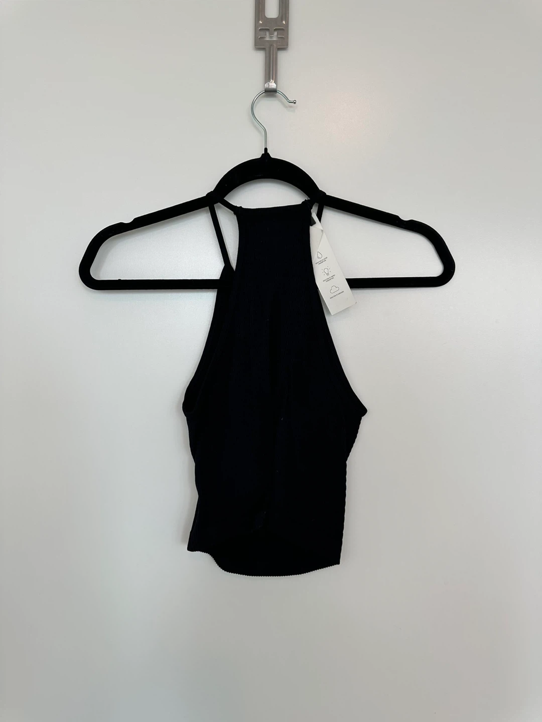 Black Rhinestone Fringe Tank Top - photo 3