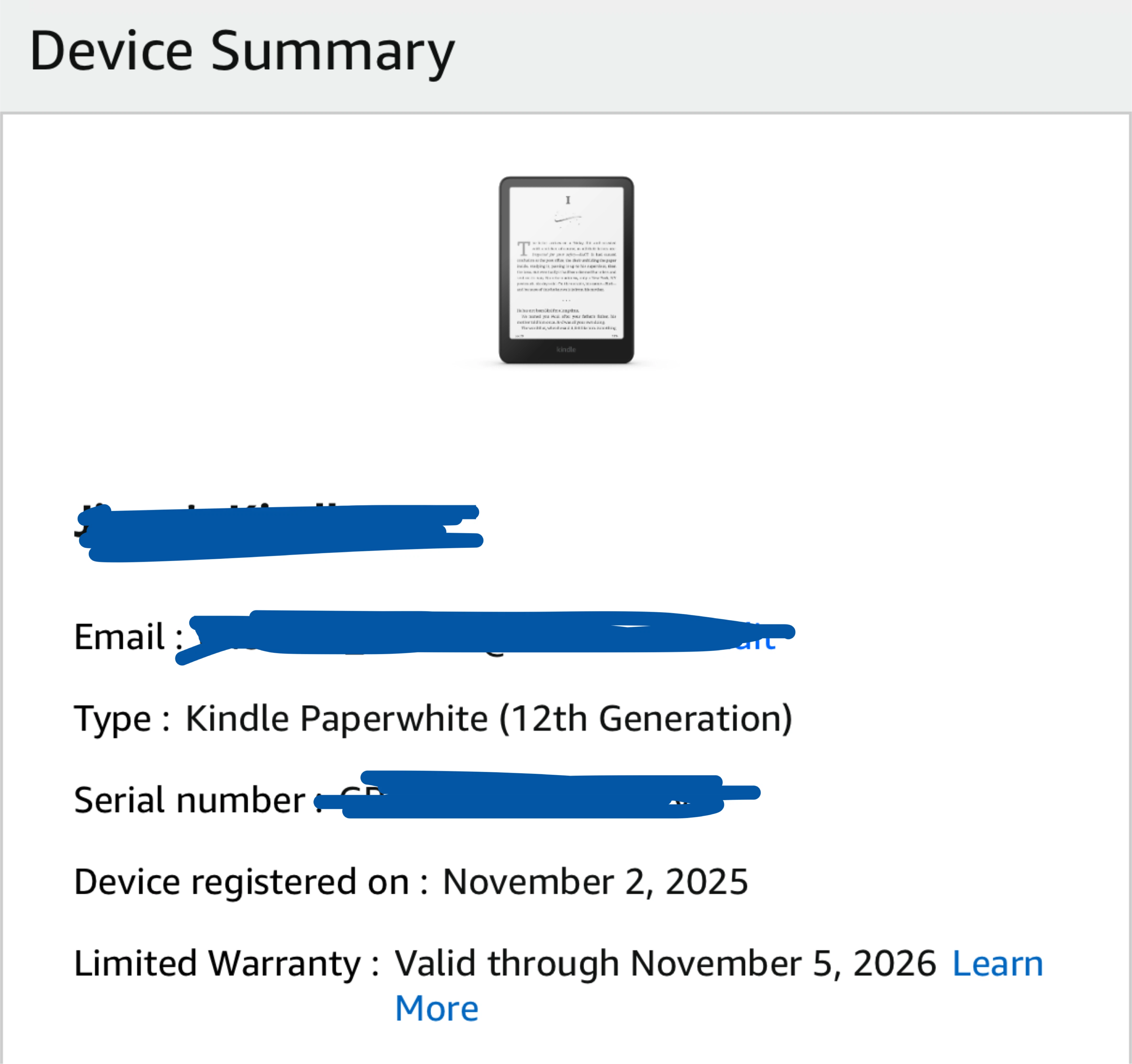 Kindle Paperwhite (12th Generation) - photo 5
