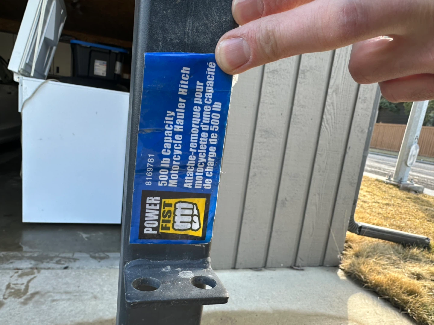 Power Fist Motorcycle Hauler Hitch - photo 3