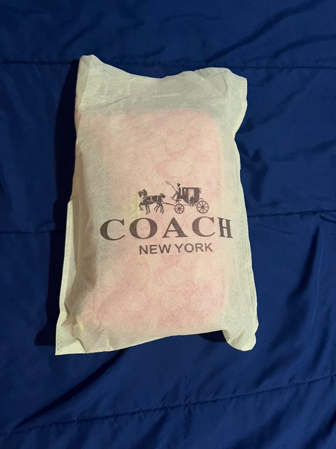 Coach Pink Signature C Pattern Wristlet Bag - photo 4