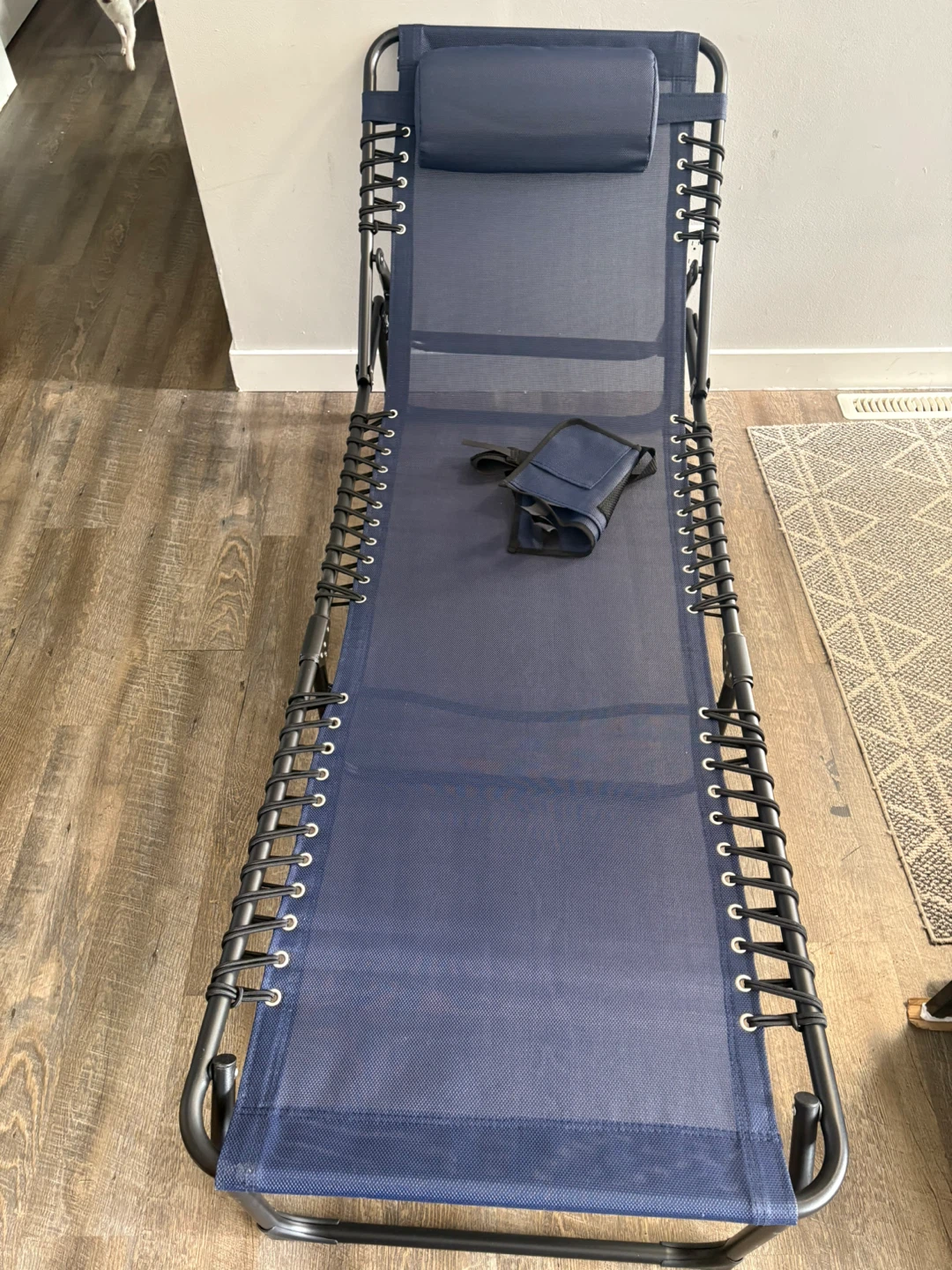 Folding Lounge Chair - Blue