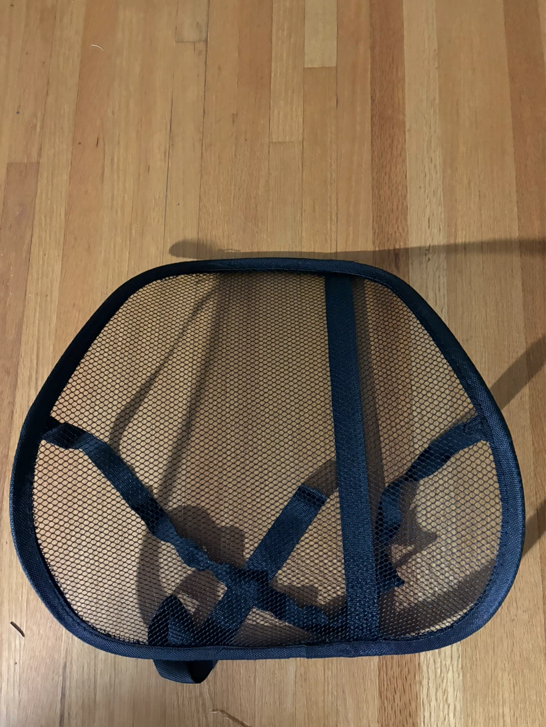 Black Mesh Lumbar Support Back Brace