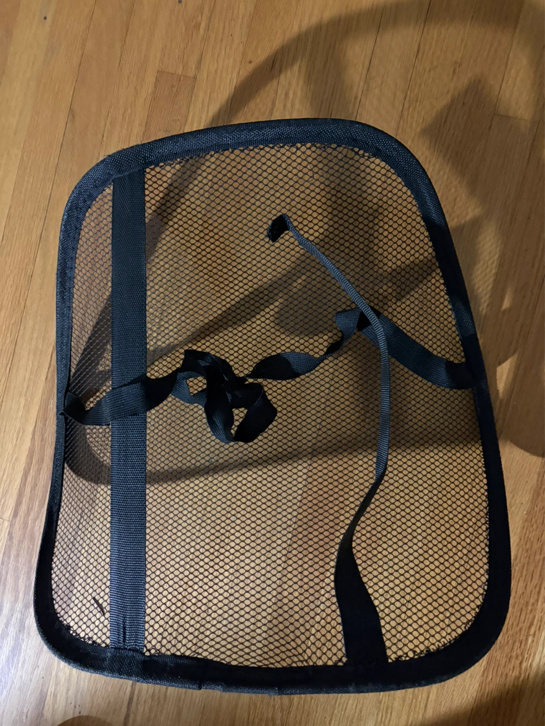 Black Mesh Lumbar Support Back Brace - photo 2
