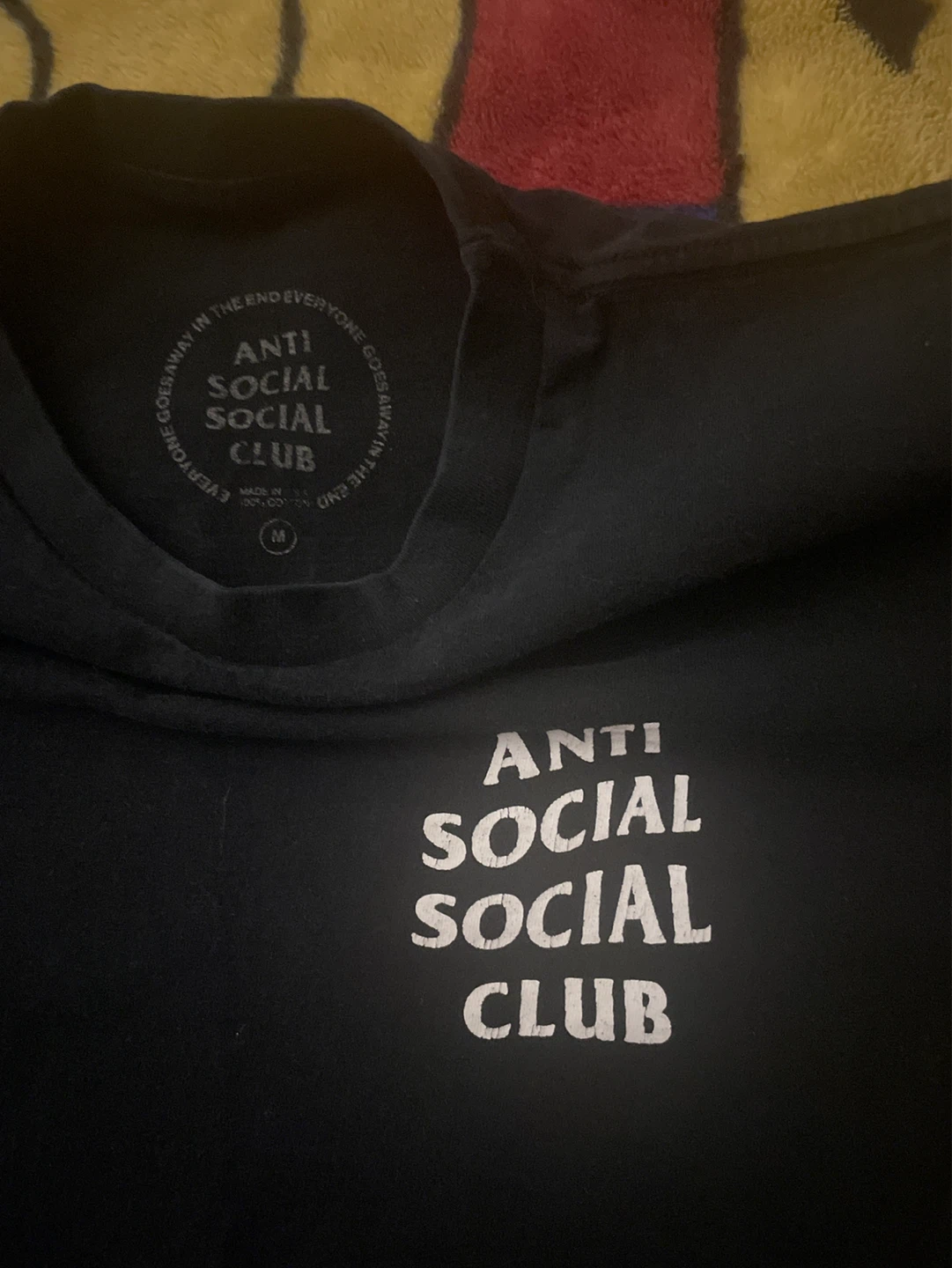 Anti Social Social Club T-Shirt - Black - Size M - photo 2