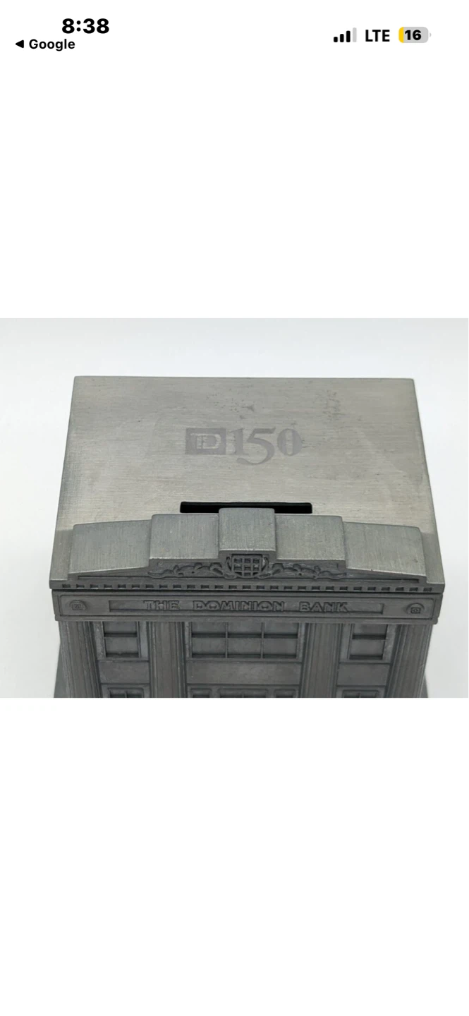 TD Bank 150th Anniversary Souvenir Promotional Building Bank - photo 2