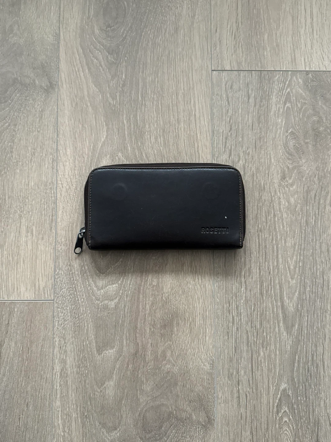 Rosetti Black Zip-Around Wallet