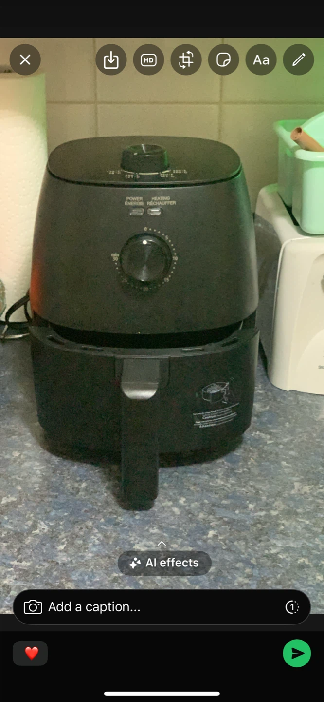 Black Air Fryer - photo 2