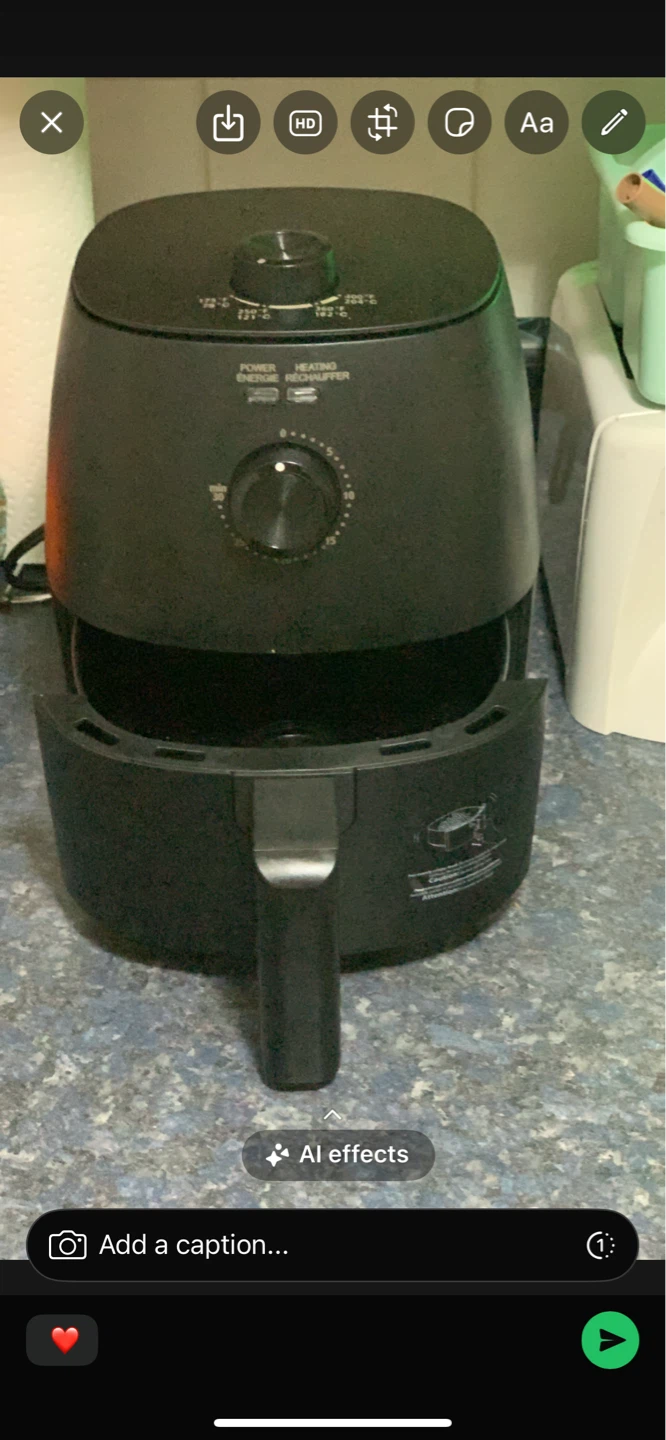 Black Air Fryer