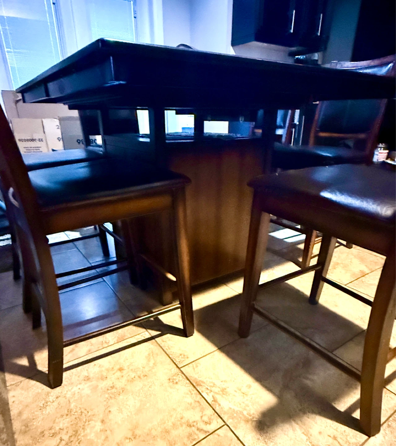 Wooden Dining Table with Chairs - photo 4