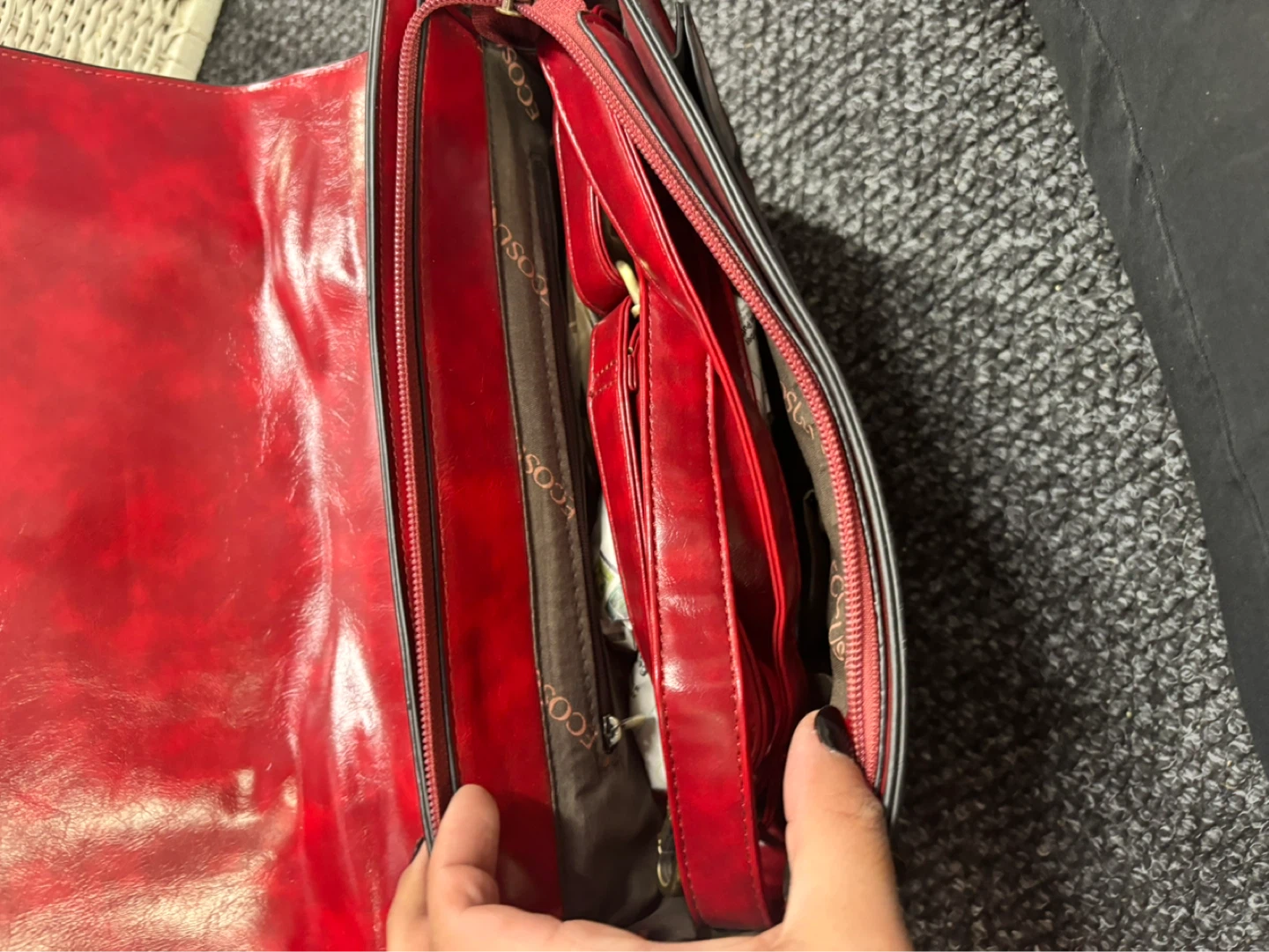 ECosusi Red Satchel Bag - photo 4