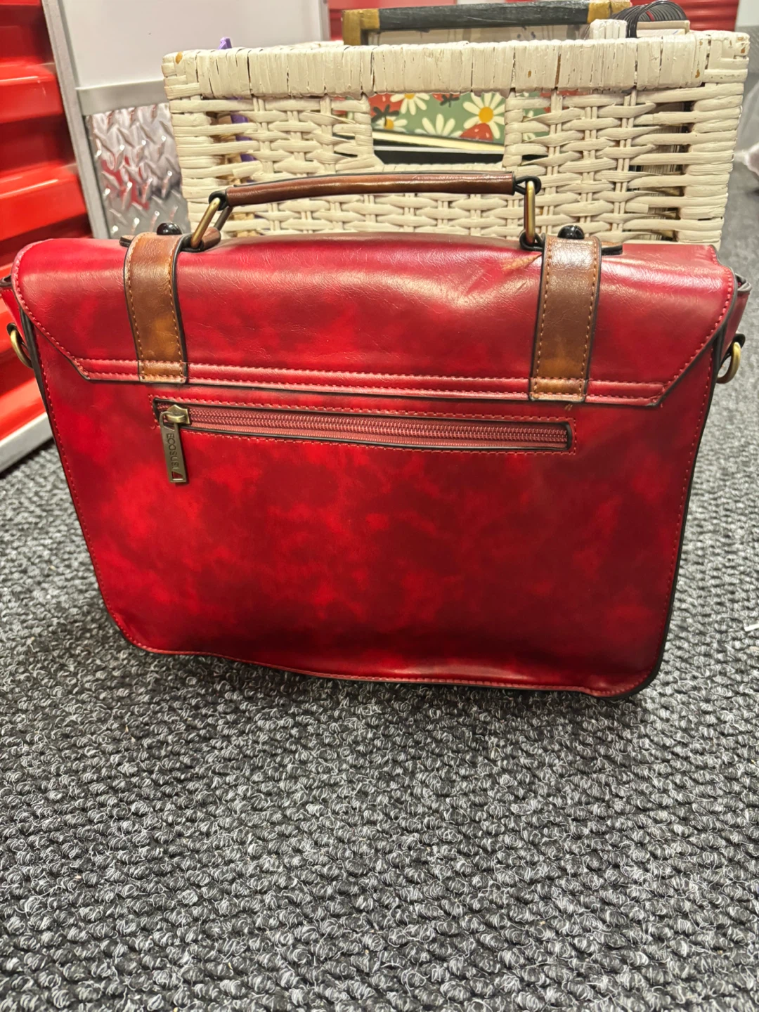 ECosusi Red Satchel Bag - photo 2