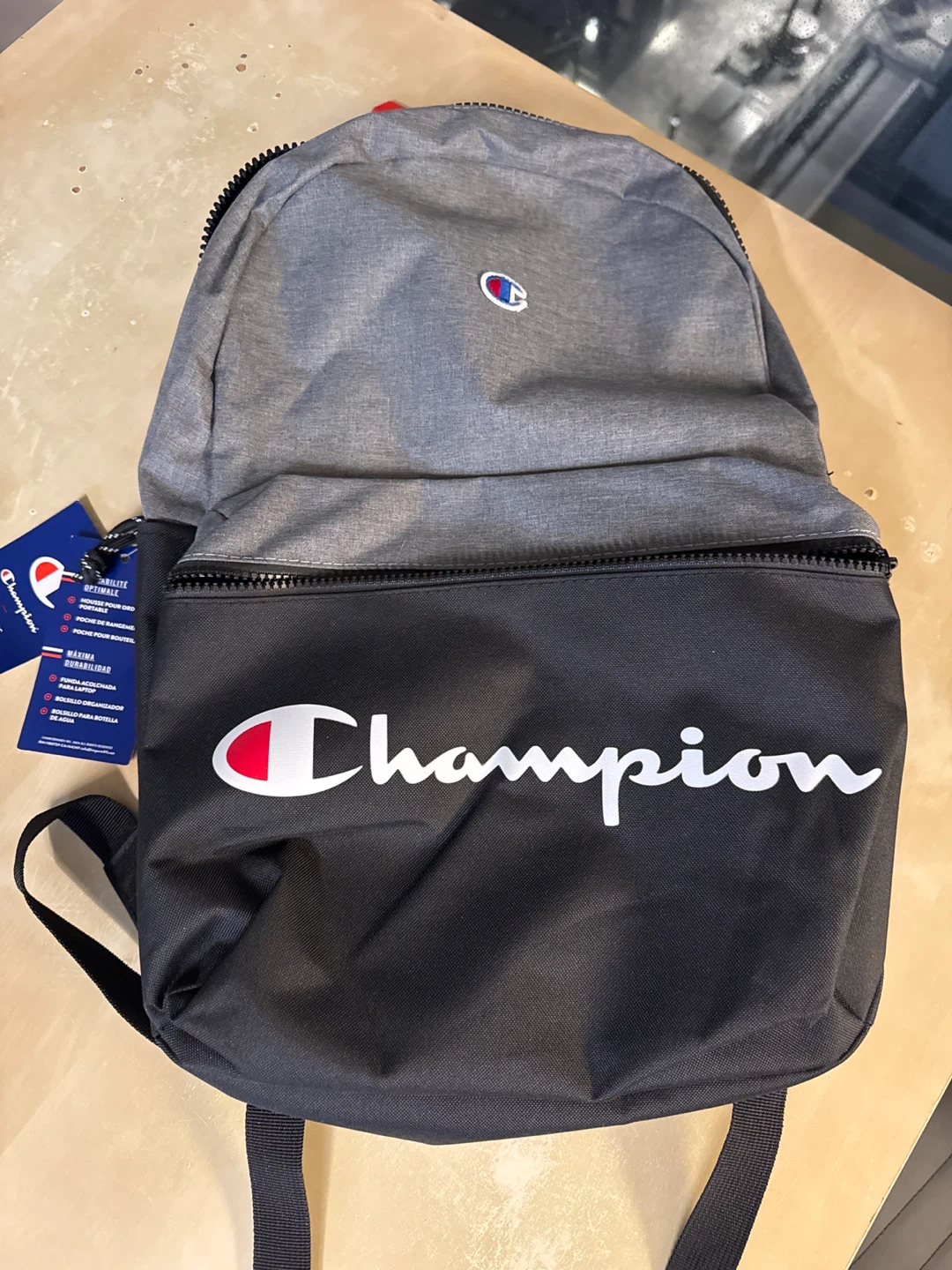 Champion Backpack Grey/Black