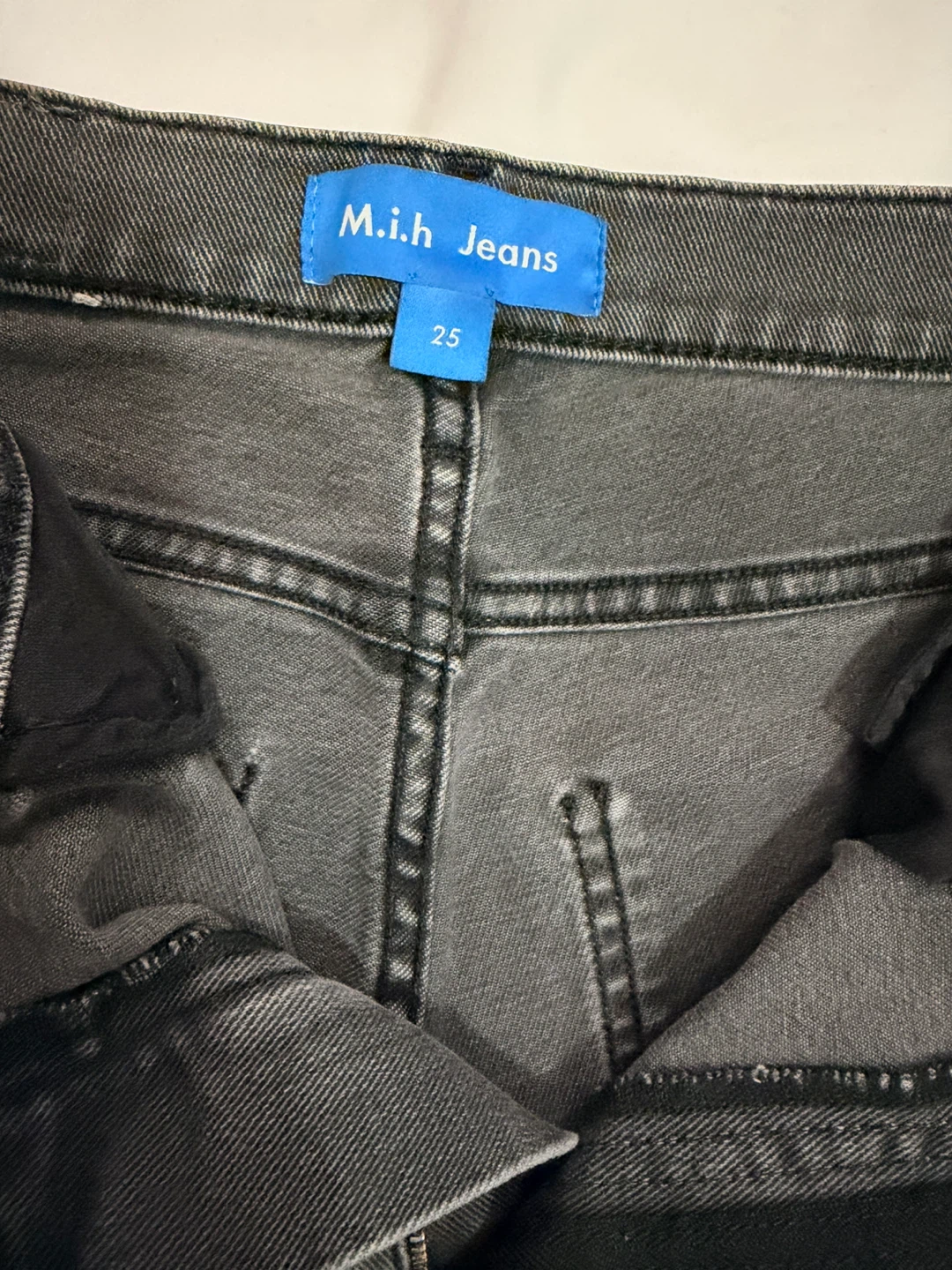 M.i.h Jeans Women's Grey Distressed Denim Jeans Size 25