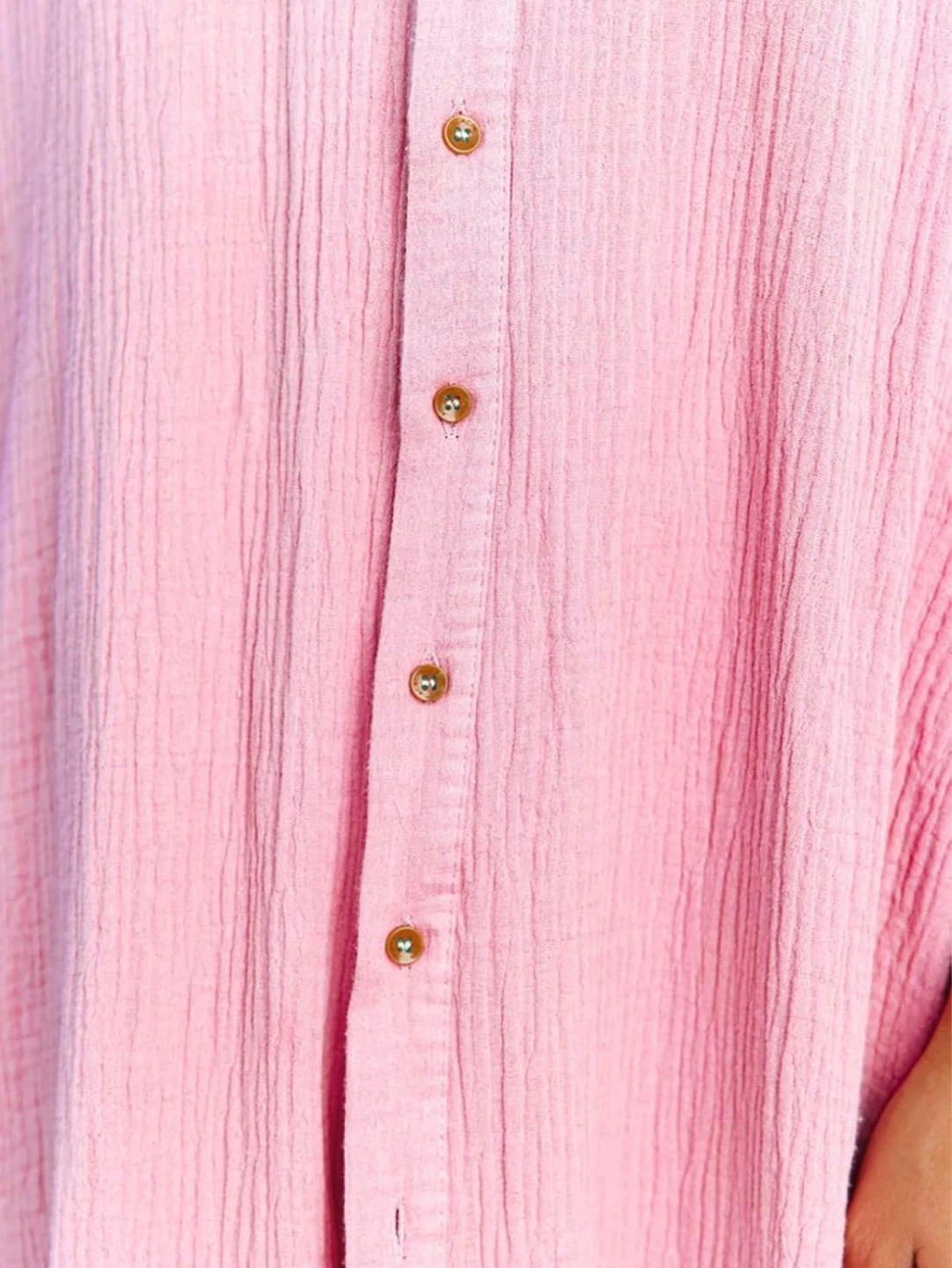 NEW Dokotoo Pink Maxi Kimono Cover-Up / Shirt Dress – Size XL 🌸 - photo 5