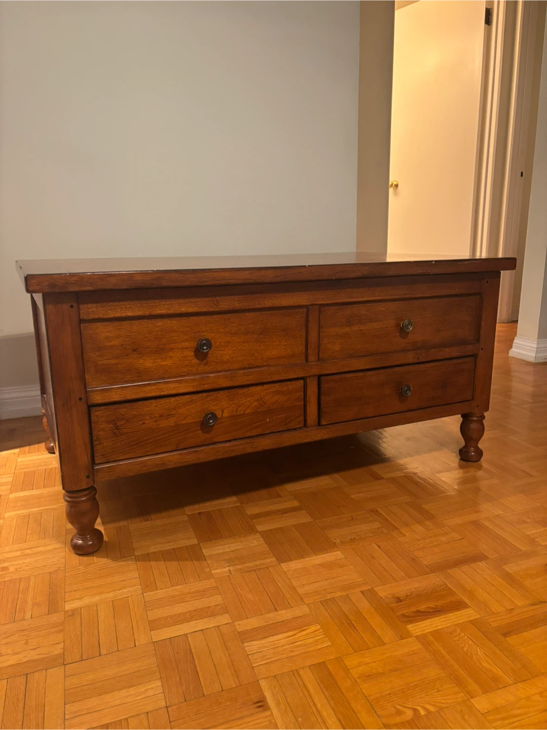 Solid wood Coffee Table and End Table Set - photo 2