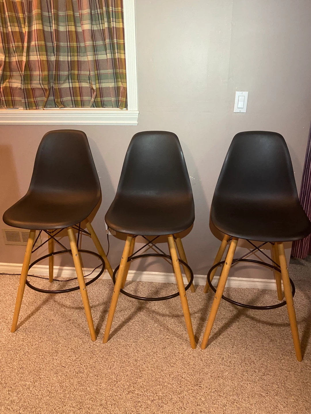 Bar & Counter Stool *Set Of 3* (delivery available) - photo 2