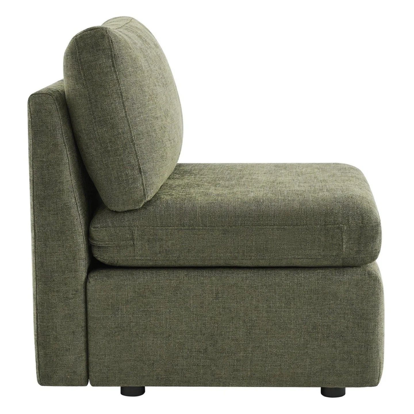 Green Armless Accent Chair -  CHITA - photo 5