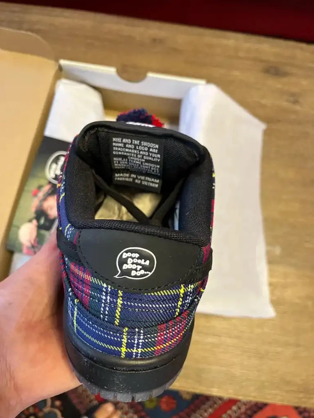 Nike Sb Dunk Low Nardwuar Brandnew Extremely Rare Hand Signed - photo 3