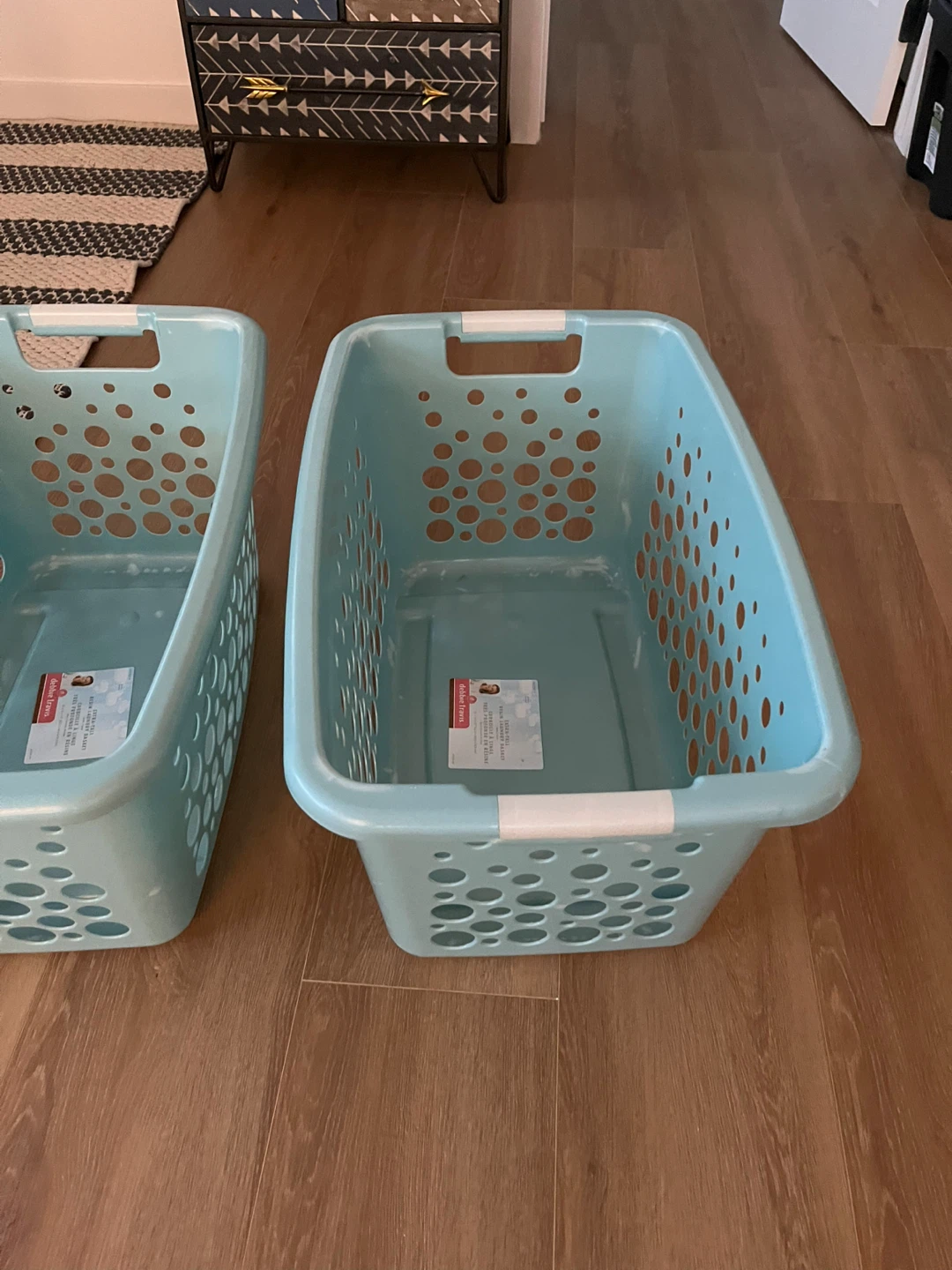 2x Blue Laundry Baskets - photo 3