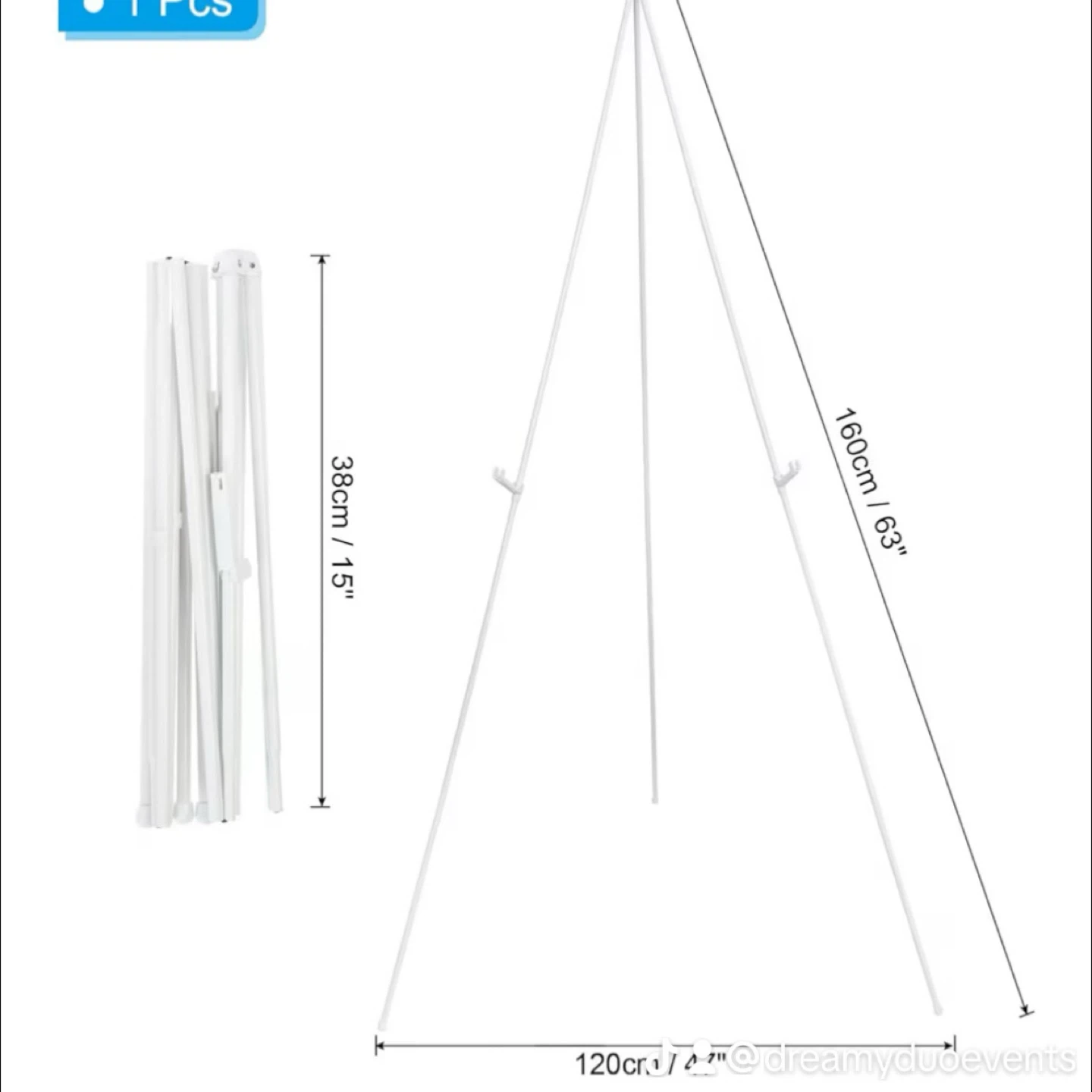 Rent- white easel - photo 2