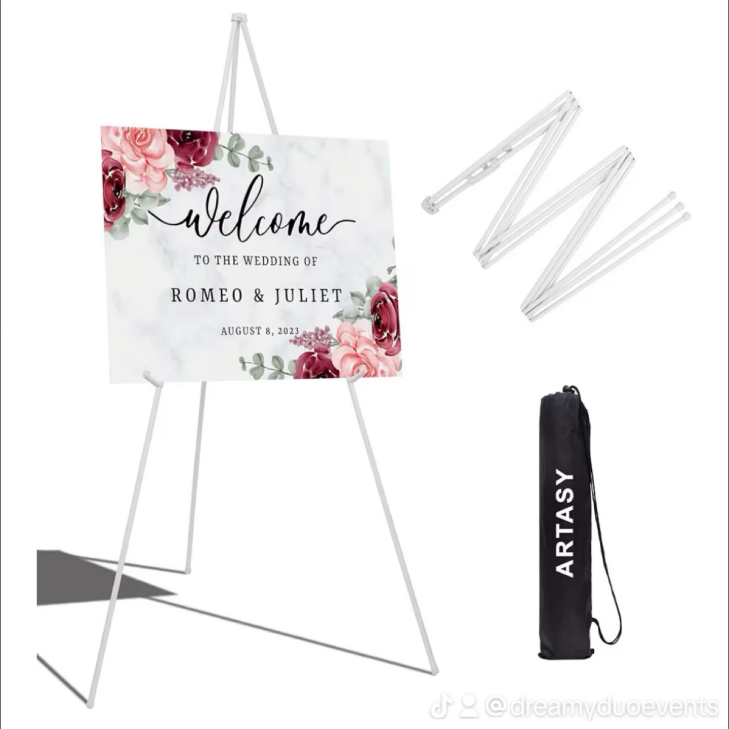 Rent- white easel