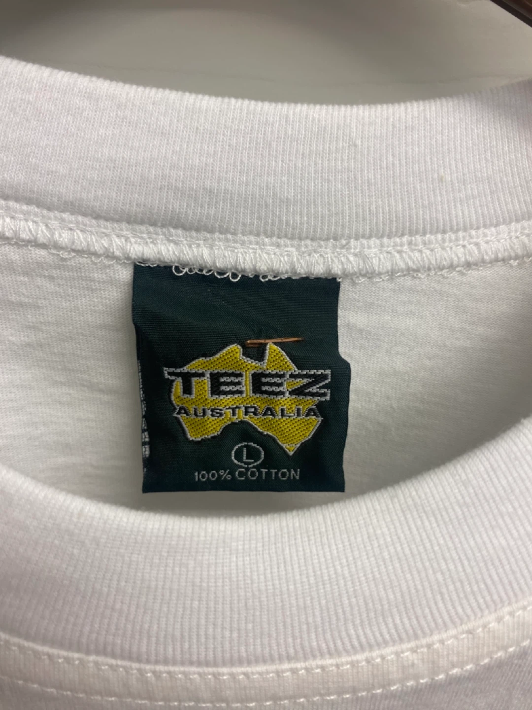 Vintage Graphic 100% Cotton White Tees - photo 3