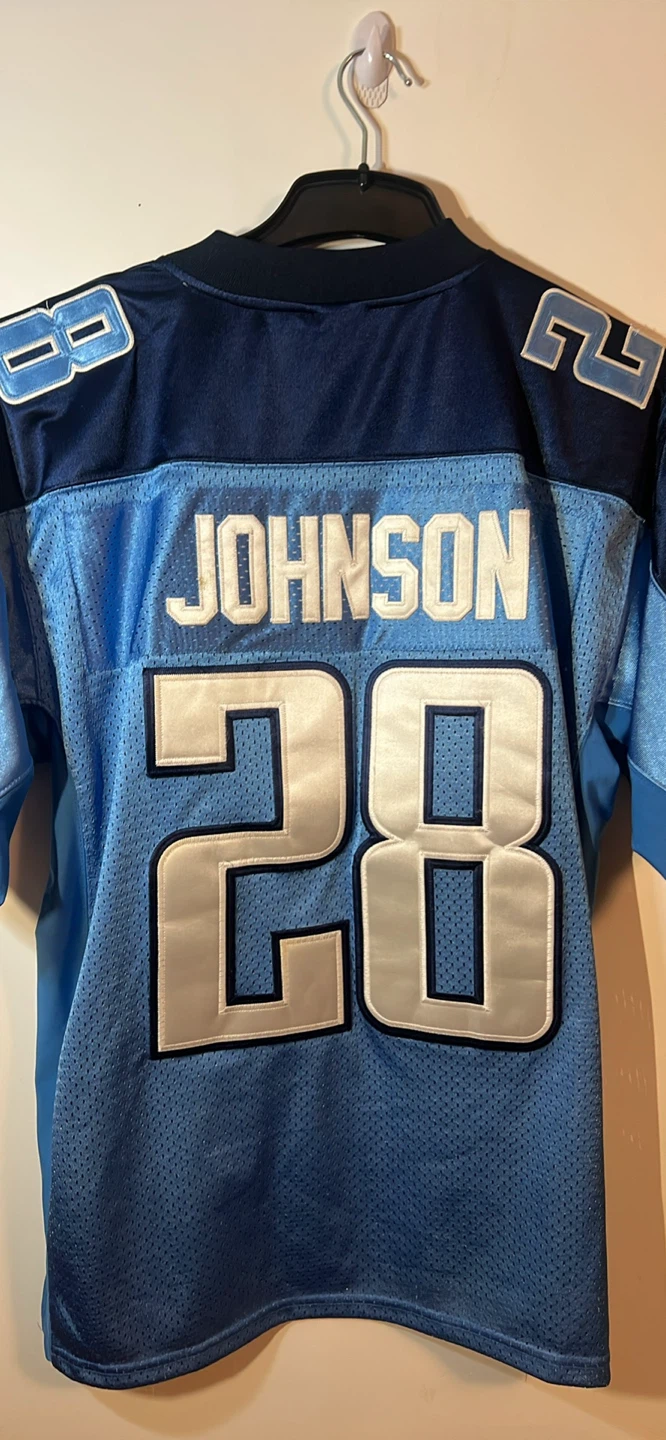 Reebok Tennessee Titans Johnson #28 Football Jersey Size 48 - photo 3